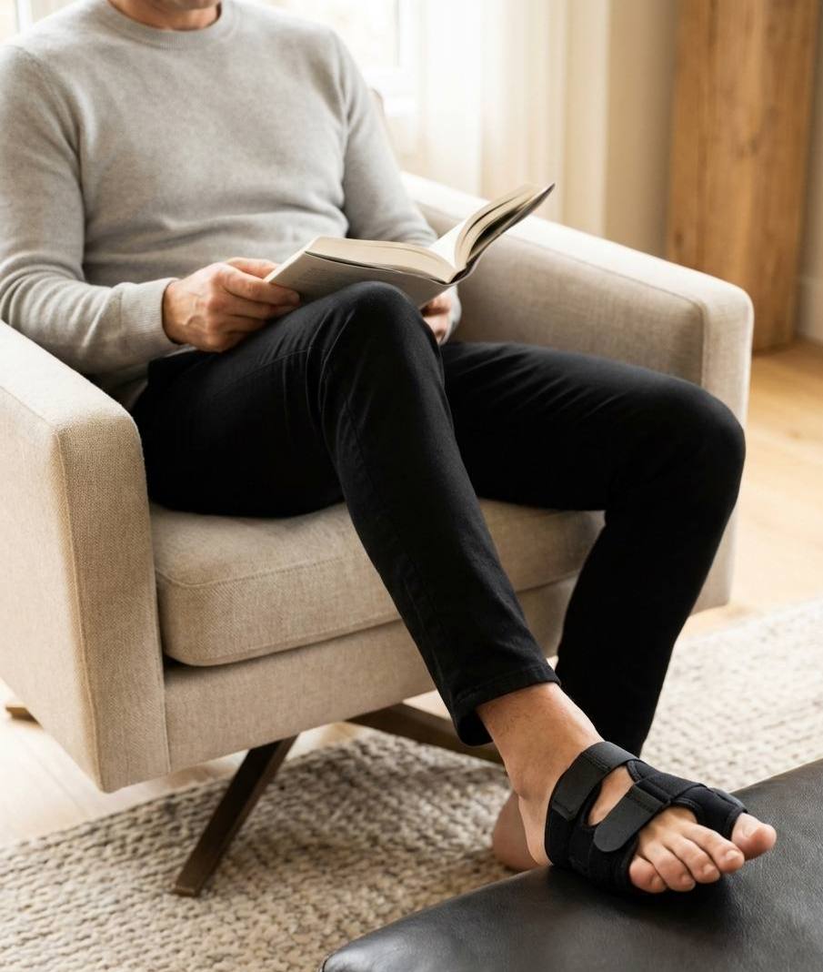 Hallux valgus douloureux soulagement en 20 min/jour, sans chirurgie.